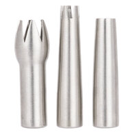 iSi 271701 Stainless Steel 3 Piece Decorator Tips