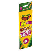 Crayola 684208 8 Assorted Multicultural 3.3mm Colored Pencils