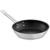 Vigor 9 1/2 inch Stainless Steel Non-Stick Fry Pan with Aluminum-Clad Bottom and Excalibur Coating