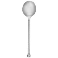 Walco RIP12 Riptide 7 1/2 inch 18/10 Stainless Steel Extra Heavy Weight Bouillon Spoon - 12/Case