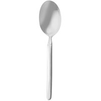 Walco S2501 Frosted Vogue 6 1/16 inch 18/10 Stainless Steel Extra Heavy Weight Teaspoon - 12/Case