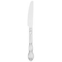 Walco 22451 Dramatique 9 7/8 inch 18/10 Stainless Steel Extra Heavy Weight European Table Knife - 12/Case