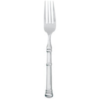 Walco S520514 Satin Soprano 8 3/8 inch 18/10 Stainless Steel Extra Heavy Weight 4 Tine European Table Fork - 12/Case