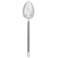 Walco CHAR03 Charred 10 1/2 inch 18/10 Stainless Steel Extra Heavy Weight Tablespoon / Serving Spoon - 12/Case