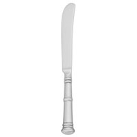 Walco S5211 Satin Soprano 7 1/8 inch 18/10 Stainless Steel Extra Heavy Weight Solid Handle Butter Knife - 12/Case