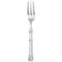 Walco S52051 Satin Soprano 8 3/8 inch 18/10 Stainless Steel Extra Heavy Weight 3 Tine European Table Fork - 12/Case
