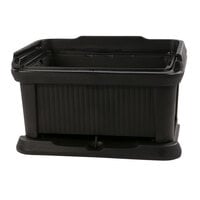 Carlisle XT180003 Cateraide™ Slide 'N Seal™ Black Top Loading 8 inch Deep Insulated Food Pan Carrier with Sliding Lid