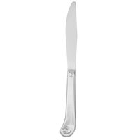 Walco 56451 Susannah 9 1/4 inch 18/10 Stainless Steel Extra Heavy Weight European Table Knife - 12/Case