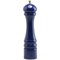Chef Specialties 10751 Professional Series 10 inch Customizable Autumn Hues Cobalt Blue Pepper Mill