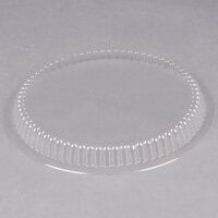 Choice 9" Clear Round Plastic Dome Lid - 500/Case