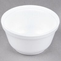 Dart 10B20 10 oz. Insulated White Foam Container - 50/Pack