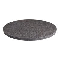 Art Marble Furniture Q405 30 inch Round Storm Gray Quartz Tabletop