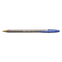Bic MSB11BE Blue Bold Point 1.6mm Cristal Xtra Bold Ballpoint Stick Pen - 12/Pack
