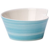 Villeroy & Boch 16-4019-1901 Amarah 12.5 oz. Aquamarine Porcelain Bowl - 4/Case