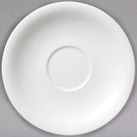Villeroy & Boch 16-3293-1250 Dune 7 1/2 inch White Porcelain Saucer - 6/Case