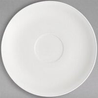 Villeroy & Boch 16-3272-2520 Stella Hotel 6 3/4" White Bone Porcelain Saucer - 6/Case