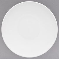 Villeroy & Boch 16-3293-2650 Dune 8 1/4 inch White Porcelain Flat Coupe Plate - 6/Case