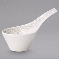 Villeroy & Boch 16-4022-3933 Amarah 2 oz. Terra Porcelain Dip Bowl with Handle - 4/Case