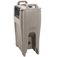 Cambro UC500PL194 Ultra Camtainer 5.25 Gallon Granite Sand Insulated Soup Carrier