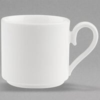 Villeroy & Boch 16-3272-1451 Stella Hotel 3.3 oz. White Bone Porcelain Stackable Cup - 6/Case