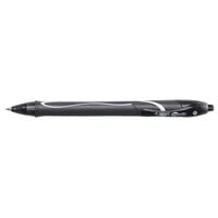 Bic RGLCG11BK Gel-ocity Quick Dry Black Ink with Black Barrel 0.7mm Retractable Gel Pen - 12/Pack