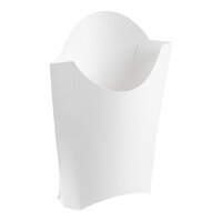 Choice 7.5 oz. Large White Paper Scoop / Tray - 50/Pack