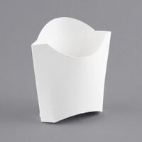 Choice 5.5 oz. Medium White Paper Scoop / Tray - 50/Pack