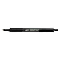 Bic SCSM361AST Soft Feel Black and Blue Ink 1mm Retractable Ballpoint Pen - 36/Pack