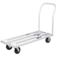 Regency 20 inch x 48 inch Mobile Aluminum Dunnage Rack - 1600 lb. Capacity