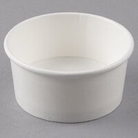 Choice 6 oz. White Double Poly-Coated Paper Food Cup - 50/Case