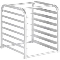 Avantco 178BUNPNHALF 7 Pan Aluminum End Load Sheet / Bun Pan Rack for Reach-Ins - Unassembled