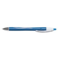 Bic VCGN11BE Atlantis Exact Blue Ink with Blue Barrel 0.7mm Retractable Ball Point Pen - 12/Pack