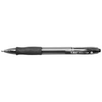 Bic VLGB361BK Velocity Black Ink with Black Barrel 1.6mm Retractable Ball Point Pen - 36/Pack