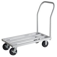 Regency 20 inch x 36 inch Mobile Aluminum Dunnage Rack - 1600 lb. Capacity