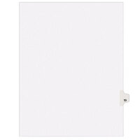 Avery 1019 Individual Legal Exhibit #19 Side Tab Divider - 25/Pack