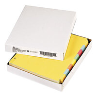 Avery® 11509 Write-On 8-Tab Multi-Color Paper Divider Set - 24/Box
