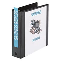 Avery® 5730 Black Economy View Binder with 2" Round Rings