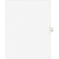 Avery® 11923 Individual Legal Exhibit #13 Side Tab Divider - 25/Pack