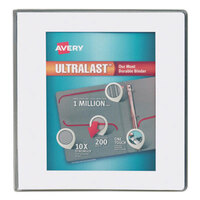 Avery 79714 UltraLast White View Binder with 1 1/2 inch One Touch Slant Rings