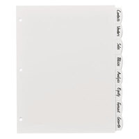 Avery® 16371 Big Tab Write & Erase 8-Tab White Dividers