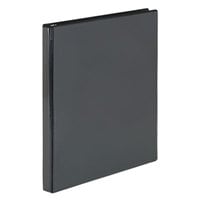Avery 19550 Black Economy Showcase View Binder with 1/2 inch Round Rings