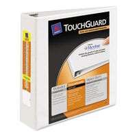 Avery® 17143 White TouchGuard Antimicrobial View Binder with 2 inch Slant Rings