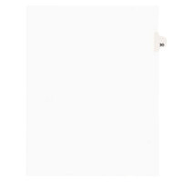 Avery 1030 Individual Legal Exhibit #30 Side Tab Divider - 25/Pack