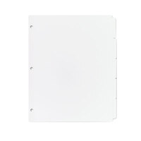 Avery® 11506 Write-On 5-Tab White Paper Divider Set - 36/Box