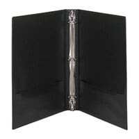 Avery 19600 Black Economy Showcase View Binder with 1 inch Round Rings
