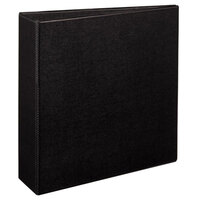 Avery 7701 Black Durable Non-View Binder with 3 inch Non-Locking One Touch EZD Rings