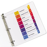 Avery® 11168 Ready Index 8-Tab Multi-Color Table of Contents Divider Set - 24/Box