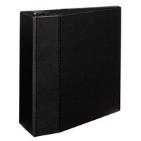 Avery 7901 Black Durable Non-View Binder with 5 inch Locking One Touch EZD Rings and Thumb Notch
