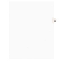 Avery 1033 Individual Legal Exhibit #33 Side Tab Divider - 25/Pack