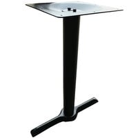 Art Marble Furniture B10-0522H 22" x 5" Black Cast Iron Bar Height End Table Base